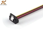 Molex 4pin to SATA 15pin Power Right Angle 90 Degree Hard Drive Cable 15CM Serial ATA Cables Cabo Power