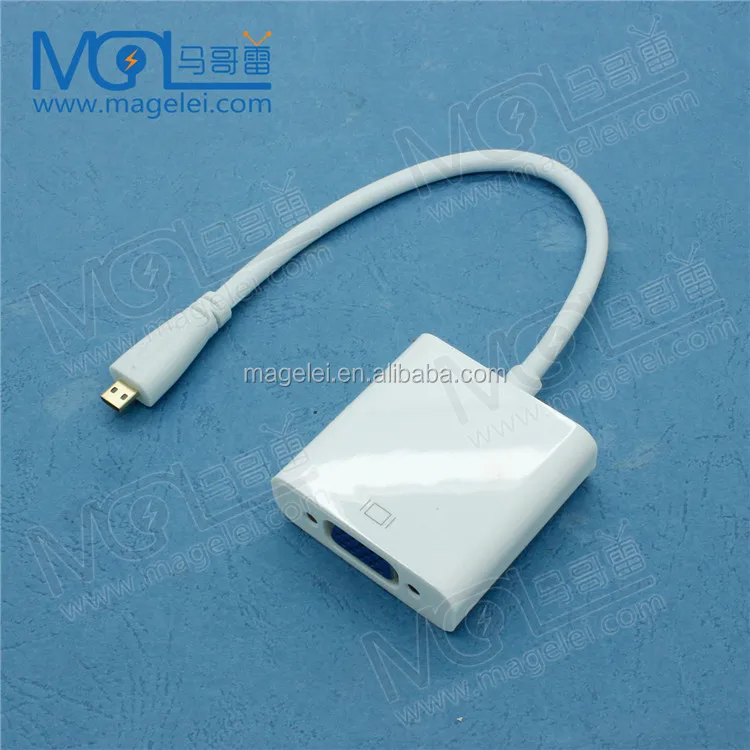 The High Quality Micro HDMI Male to VGA Female Video Cable Converter Adapter for HDTV - ANKUX.COM