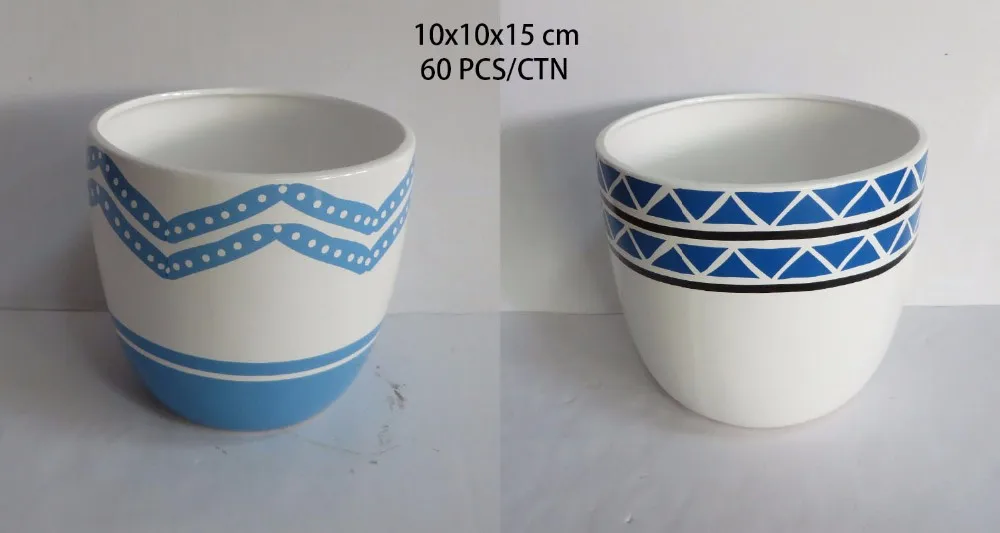 cheap modern home goods mini cylinder shape ceramic flower pots wholesale
