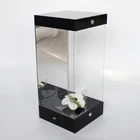 2018 Factory Customized Christmas Box with Switch Acrylic Rotating Lightbox Golf Ball Storage Box Acrylic Toy Showcase Display