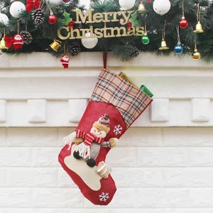 wholesale merry christmas gift decorations socks christmas