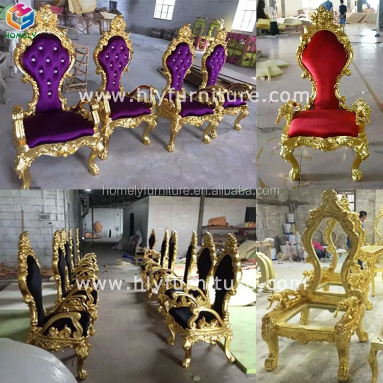 工場価格高バックウェディング王王位椅子仕入れ・メーカー・工場