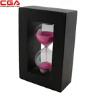 Popular fashion design hourglass novelty products red sand timer hourglass