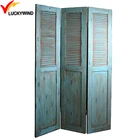 Rustic Old Home Folding Indoor Wooden Decorative Screens