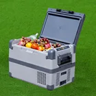 evercool car 12v dc fridge freezer compressor portable 50L