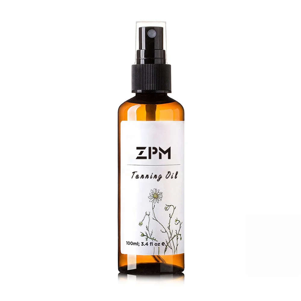 zpm oem/odm private label organic tanning oil spray self tanning