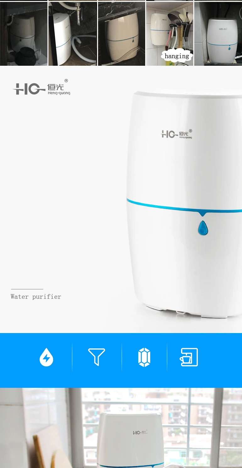 Eco-friendly household water purifier 7 plies filter drinking water purifying for home appliance