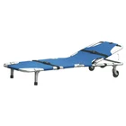 Aluminum alloy aesthetic portable ambulance foldaway stretcher