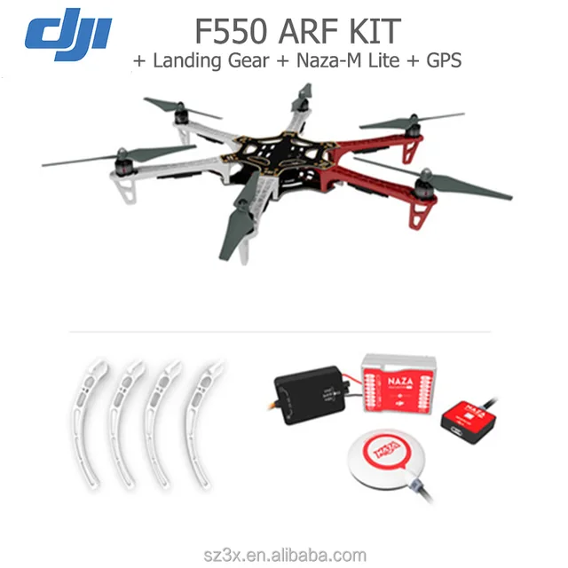 dji f450 arf kit   landing gear   naza-m lite   gps wholesale