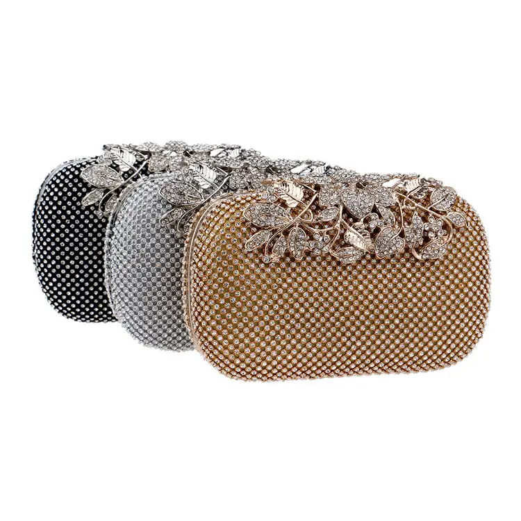 Trendy Fancy Clutches Luxurious Hot Beg For Women Rhinestone Evening Clutch Bags