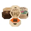 Wholesale promotional reusable eco friendly small hand wooden carved box