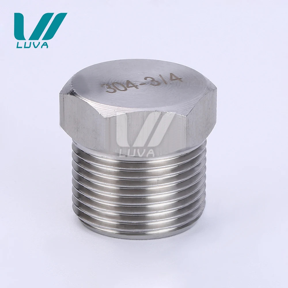 male threaded hex plug