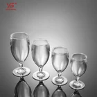 China factory supply water goblet,wholesale wine goblets plastic,plastic goblet