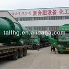 Rotary drum cooler for compound fertilizer