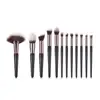 Factory Price 12pcs Beauty Tools Synthetic Soft Brushes cosmetic makeup brush set