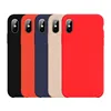 shockproof rubber skin cover phone cover cases for iPhone xs max xr x liquid silicone case