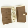 Professional Made Office Stationery Durable Notebook cover a5 leather ring binder with zipper
