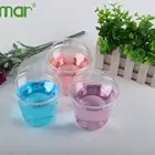 300ml U shape PET cup custom plastic logo