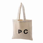 12oz Hot Printed Cotton Canvas Jean Cloth Tote Bag With Cell Phone Pocket Inner
