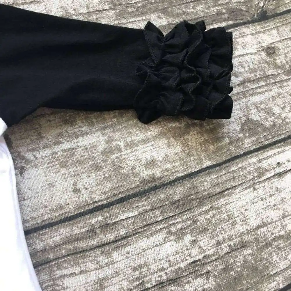 baby girls cotton raglans girls little miss rule the school raglans baby girls back to school cotton raglans ruffle sleeve