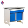 High stability stainless steel wood balance/ anti-vibration working centre table furniture for modern laboratory and school