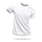 Men's Cheap Plain O-Neck White Blank T Shirts For Printing