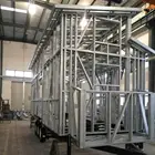 Wooden movable green house with wheel design light steel prefab tiny homes for sale