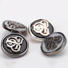 Custom design fashion decorative metal brass shank button