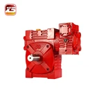 WPWE 100-155 china speed reducer helical bevel reduction gearbox with axle