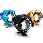High quality aluminium led waterproof lens car light bulbs motorcycle laser driving headlight