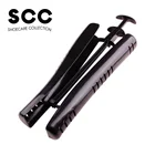 Black plastic boot tree shapers inflatable shoe expander stretcher