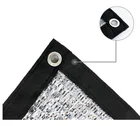 Silver Mesh aluminum shade cover net/ pet cage cover net 6x5meter