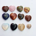 Wholesale Natural Different Quartz Crystal Hearts Small Polished Crystal Hearts for Gift or Decoration