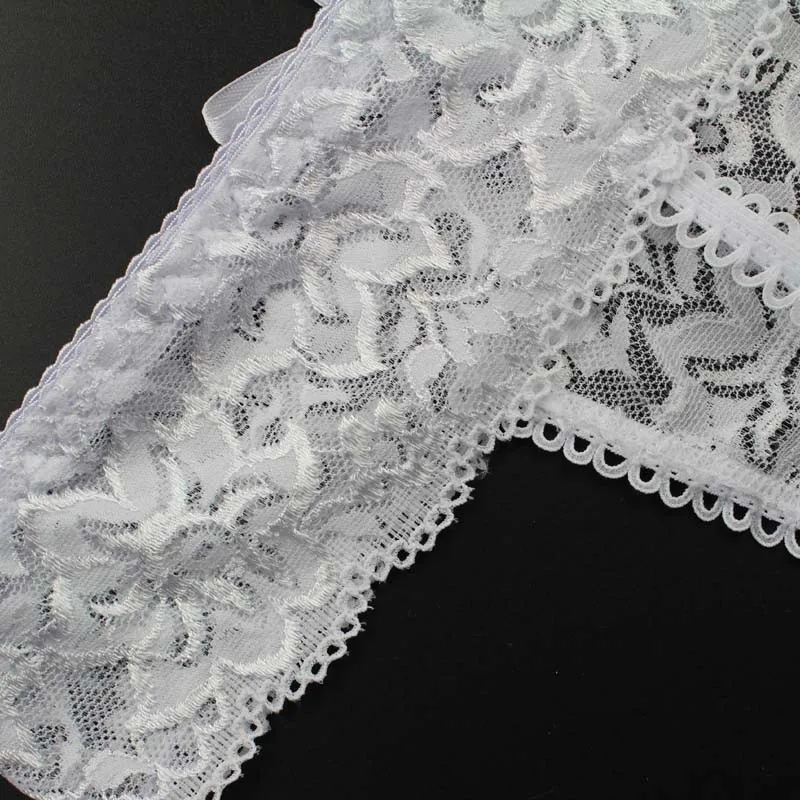 Stock Bowknot transparent jacquard low waist Lace sey panties women underwear thongs bragas women panties sey underwear women br