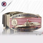 Fashion design souvenir metal cowboy men automatic belt buckle