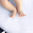 Bamboo Jacquard Fitted Crib Baby 100% Waterproof Mattress Protector