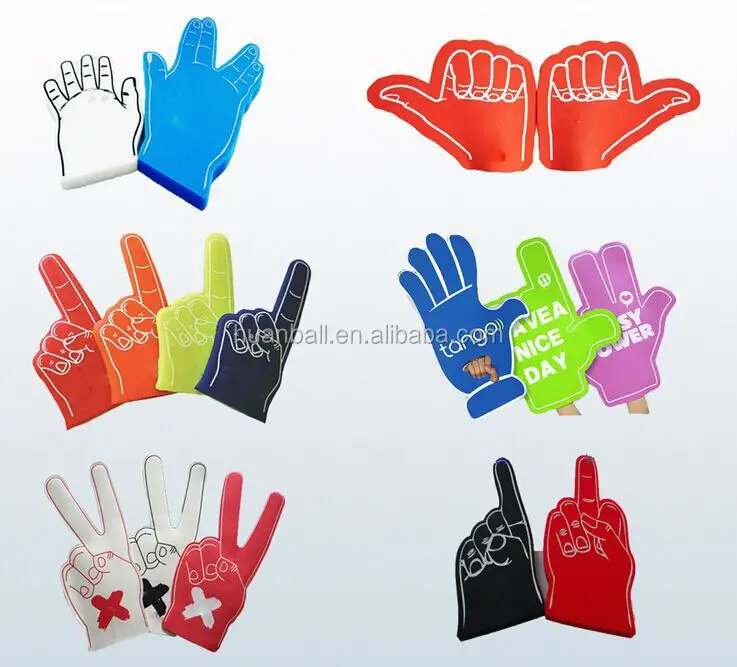 custom  cheering eva  foam finger