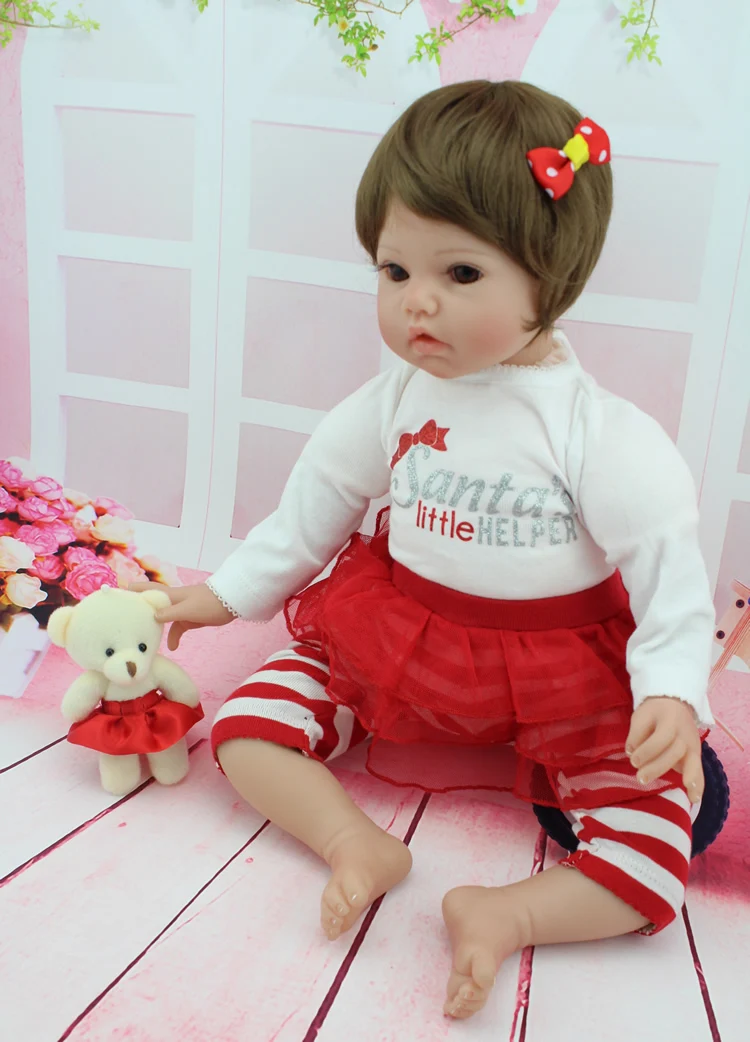 Lifelike Doll In Fashion And Cute Clothes Set 20 Inch S