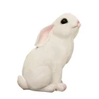 Garden Decoration Glass Fiber Resin Rabbit Figurine Craft Gift