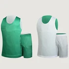 2017 Wholesale cheap custom polyester mesh reversible basketball jersey uniform