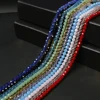 Inexpensive flat Crystal Beads wholesale Round Spacer Fashion glass Beads For Jewelry Making Bracelets DIY Top quality products