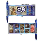 Logo Printed Pull Out Plastic Banner Pen for Advertising