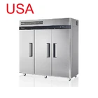 3 door 1876L big Stainless Steel vertical Industrial commercial refrigerator