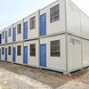 hot sale red corrugated roof malaysia flat pack new design assemble sandwich panel prefabricated japan container house