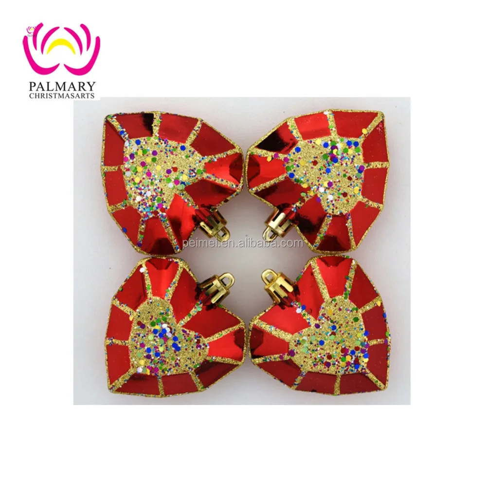 8cm hypotenuse peach hearts christmas gift ,christmas decoration