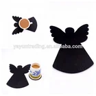 Mats Table Candle Holder Mats Pads Table Decoration Black Slate Coaster