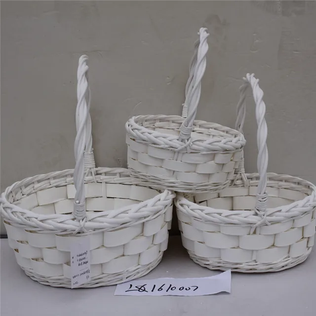 set of 3 linyi best selling willow wicker christmas gift basket