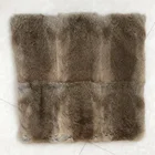 Rabbit Fur Customized Logo New Fashion Cheap Wholesale Rabbit Fur Pillows