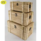 Custom wholesale antique shabby chic wooden trunk wholesale