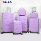 2018 new design ABS+PC luggage bag case ,Travel luggage sets cabin hard suitcase